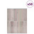 vidaXL Obdĺžniková dlažba 50 ks Bežová káva 29 x 23 x 0,08 cm