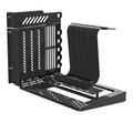 Počítačová skriňa Darkflash DY470 (čierna) + 4 ventilátory + držiak GPU