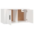 vidaXL Nástenné TV skrinky 2 ks biele 80x34,5x40 cm