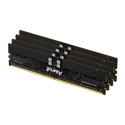 Kingston FURY Renegade Pro/DDR5/64GB/7200MHz/CL38/4x16GB/Čierna