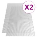 vidaXL Polykarbonátová doska 2 ks 4,5 mm 150x65 cm