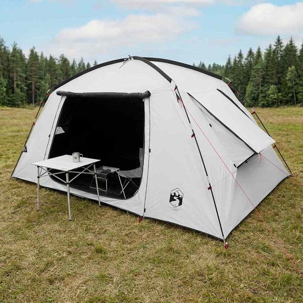 vidaXL Stan chata Biela s blackoutom 400 x 210 x 180 cm Polyester