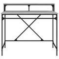 vidaXL Stôl dub sonoma 100x50x90 cm spracované drevo a železo