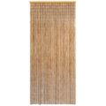 vidaXL Záves proti hmyzu do dverí, bambus 90x220 cm