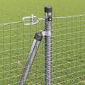 vidaXL Zvarené drôtené pletivo s betónovým základom 25 x 1,2 m