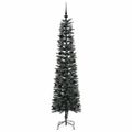 vidaXL Umelý vianočný stromček Zelená 180 cm PVC, plast a oceľ