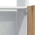 vidaXL Mikrovlnná skrinka Lyon Artisan Oak 60x57x207 cm, technicky upravené drevo