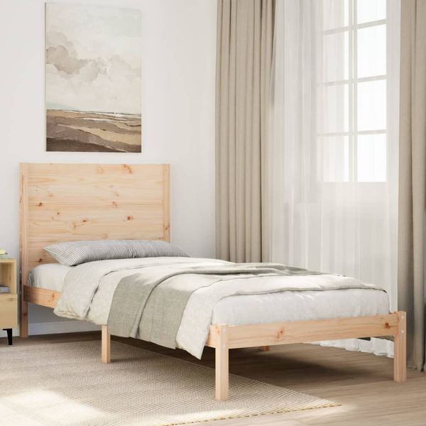 vidaXL Extra dlhá posteľ bez matraca 100x220 cm masívne drevo