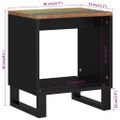 vidaXL Konferenčný stolík 40x31x46 cm recykl. masív a kompozitné drevo