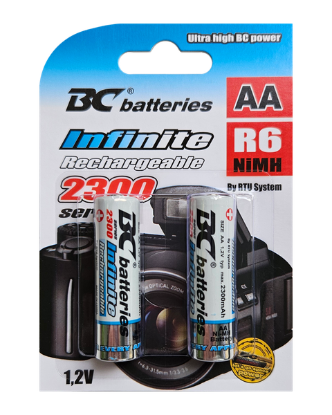 Nabíjacia tužková AA batéria R6 2300 1,2V BC Batteries