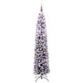 vidaXL Umelý vianočný stromček Zelená 180 cm PVC, oceľ a plast