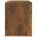 vidaXL Nočný stolík dymový dub 60x36x45 cm spracované drevo