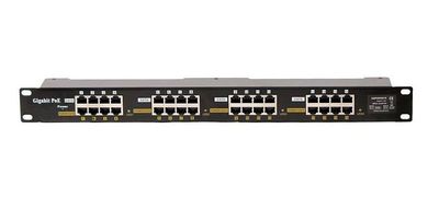MHPower POE-PAN16-GB Gigabitový tienený 16-portový POE panel