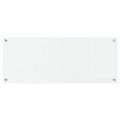 vidaXL Kuchynský obklad Priehľadná 100 x 40 cm tvrdené sklo