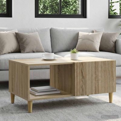 vidaXL Konferenčný stolík Dub sonoma 90 x 50 x 40 cm Kompozitné drevo