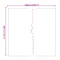 vidaXL Priehľadná plachta s okami 4x10 m PVC