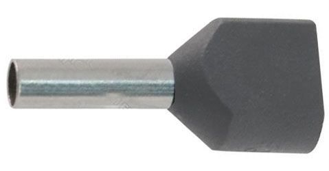 Dutinka pre dva káble 2,5mm2 šedá (TE2,5-10)