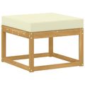 vidaXL Záhradná súprava gaučov 8 ks Biela a krémová