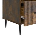 vidaXL TV skrinka Dymový dub 102 x 34,5 x 50 cm Kompozitné drevo