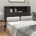 vidaXL Čelo postele so skrinkou čierne 120x18,5x102,5 cm