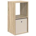 vidaXL Nočný stolík Sonoma dub 35 x 32 x 68,5 cm Kompozitné drevo