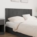 vidaXL Nástenné čelo postele sivé 140x3x60 cm masívna borovica
