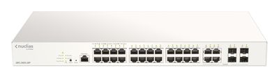 D-Link DBS-2000-28P 28xGb PoE+ Nuclias Smart Managed Switch 4x Combo Ports 1G,193W (With 1 Year Lic)