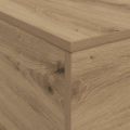 vidaXL Konferenčný stolík s LED svetlami dub artisan 50x50x40 cm