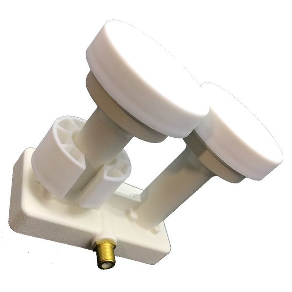 DI-WAY LNB MONOBLOCK SINGLE 0,1 dB 4,3st, WHITE LEOPARD LINE
