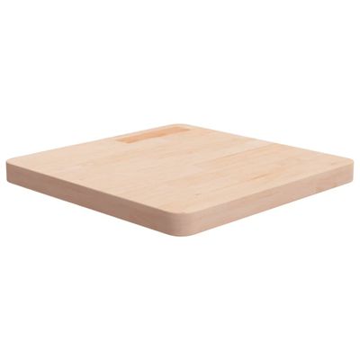 vidaXL Štvorcová stolová doska 50x50x4 cm neošetrený dubový masív