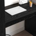 vidaXL Stôl Čierny dub Kompozitné drevo 113 x 54 x 120 cm
