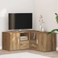 vidaXL Rohová skrinka dub artisan 160x40x45 cm kompozitné drevo