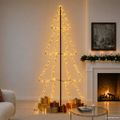 vidaXL Vianočný stromček, kužeľ, 360 LED, dovnútra aj von 143x250 cm