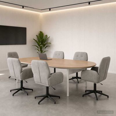 vidaXL Otáčacie stoličky k stolu 6 ks 54 x 55 x 90 cm Svetlosivá Zamat