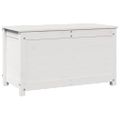 vidaXL Úložný box biely 80x40x45,5 cm masívna borovica
