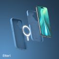 Etteri Silikónové Mag puzdro pre iPhone 16 6,1" tmavomodré