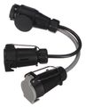 Káblová redukcia zástrčky tažného zariadenia TRAILER CABLE 6, zo 13pin na 7pin N+S, 35 cm SIXTOL