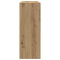 vidaXL Konzolový stolík Artisan Dub 105x30x80 cm Konštruktérske drevo