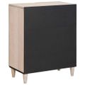 vidaXL Servírovacia skriňa Bielená biela 60 x 33 x 75 cm