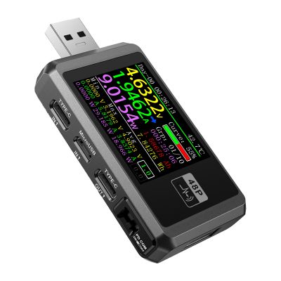 FNIRSI FNB48P USB port tester čierny