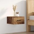 vidaXL Nočný stolík Staré drevo 35 x 35 x 20 cm Kompozitné drevo