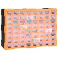 vidaXL Organizér so 64 zásuvkami 52x16x37,5 cm