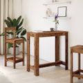 vidaXL Barový stôl staré drevo 102x50x103,5 cm kompozitné drevo