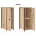 vidaXL Nočné stolíky 2 ks dub sonoma 32x42x80 cm kompozitné drevo