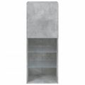 vidaXL TV skrinka s LED svetlami betónovo sivá 40,5x30x102 cm