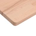 vidaXL Polica pod umývadlo nástenná oceľ a bukový masív