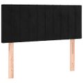 vidaXL Posteľný rám boxspring s matracom čierny 120x200 cm zamat