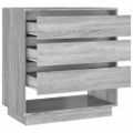 vidaXL Komoda sivá sonoma 70x41x75 cm spracované drevo