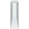 vidaXL Oblúkové gabiónové koše 10 ks 400x50x160/180cm pozink. železo