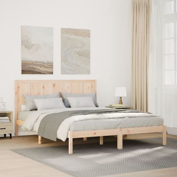 vidaXL Extra dlhá posteľ bez matraca 160x210 cm masívne drevo